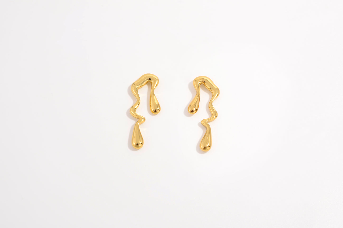 GoldenWave Earrings