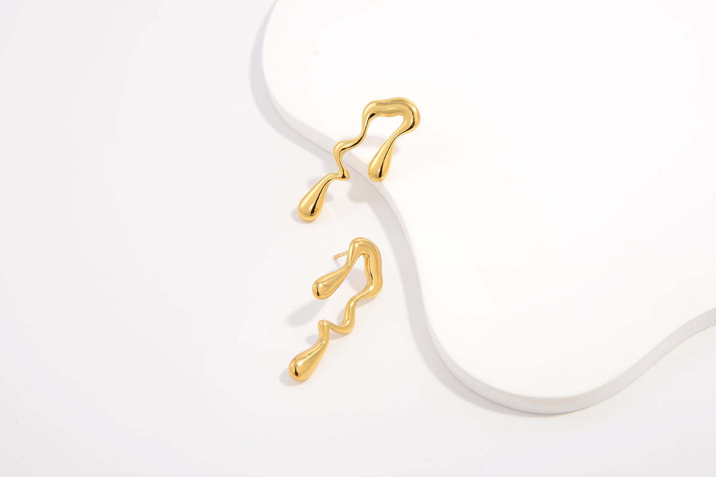 GoldenWave Earrings