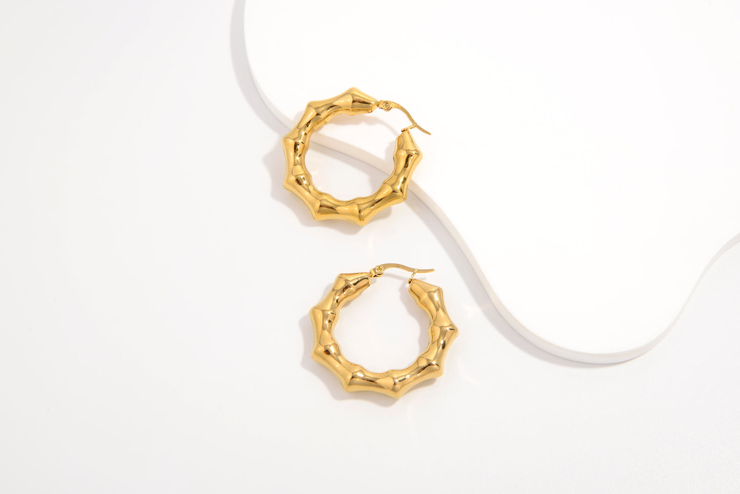 GoldenCharm Hoops