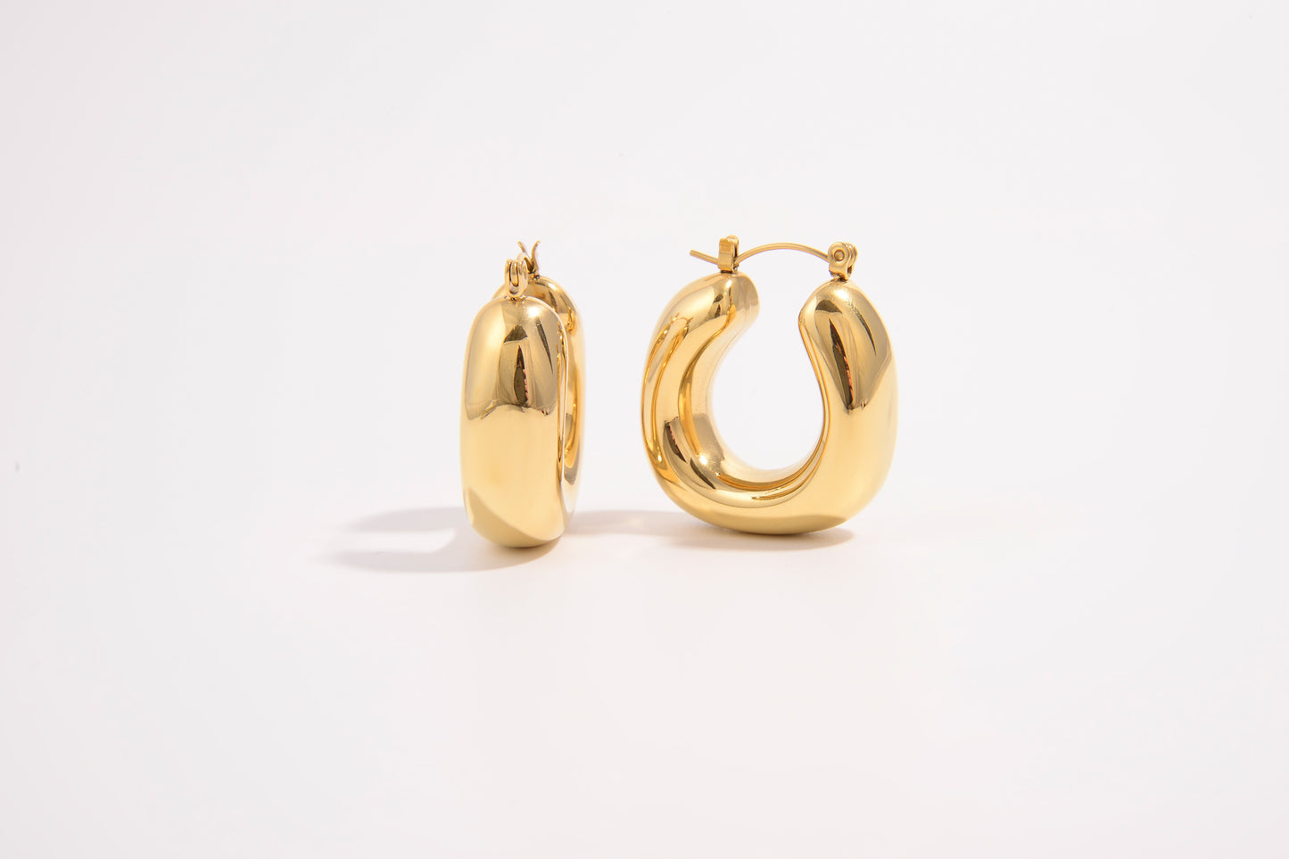 Bold Crescent Hoops