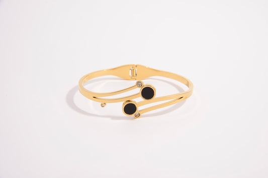 Eclipse Circle Pendant Bangle