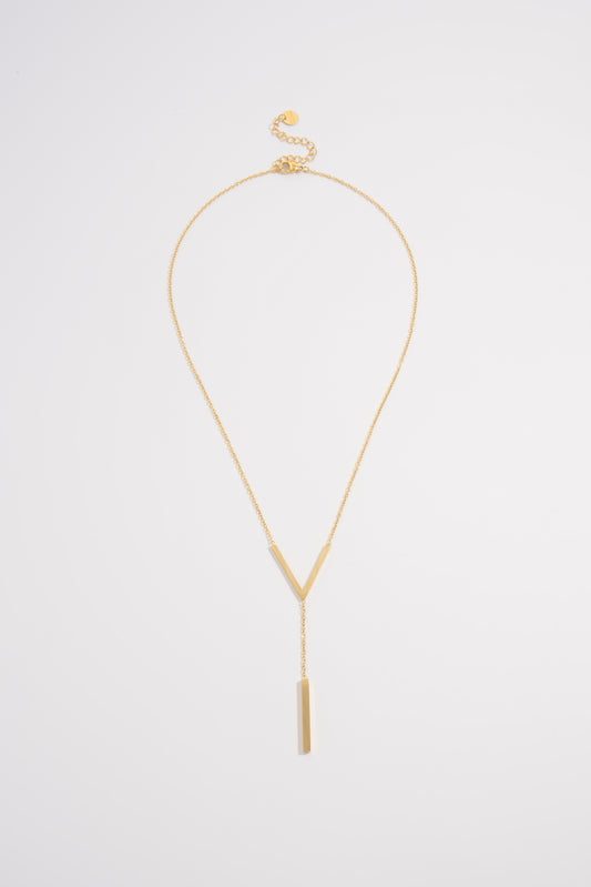 Elegance in Motion V-Shaped Necklace