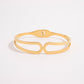 Refined Ridge Bangle