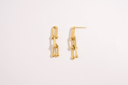 Regal Link Earrings